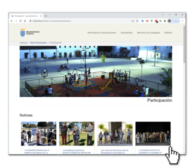 Web de Participación Ciudadana